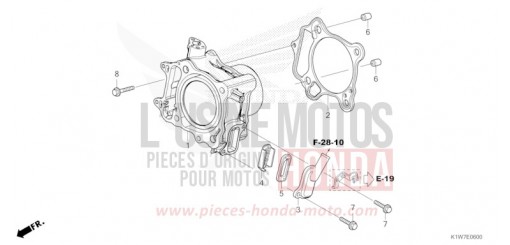 CYLINDRE/ANCHE SOUPAPE SH350ASM de 2021